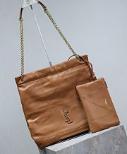 YSL Jamie 4.3 Pochon Bag in Brown - 38x33x2cm - 4