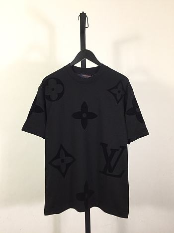 Louis Vuitton Monogram Short-Sleeved Cotton Crewneck