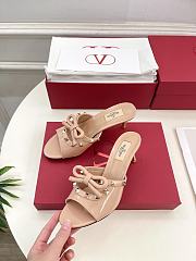 Valentino Rockstud 60 patent leather mules - 3