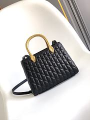 Bvlgari Serpentine Black Duo Top Handle - 21.5 X 15 X 6cm - 1