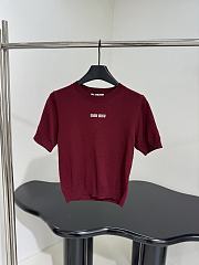 Miu Miu Amaranth Viscose Sweater  - 3