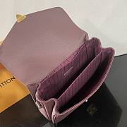 Louis Vuitton Pochette Métis Monogram Burgundy Leather Bag 5 x 19 x 7 cm - 3
