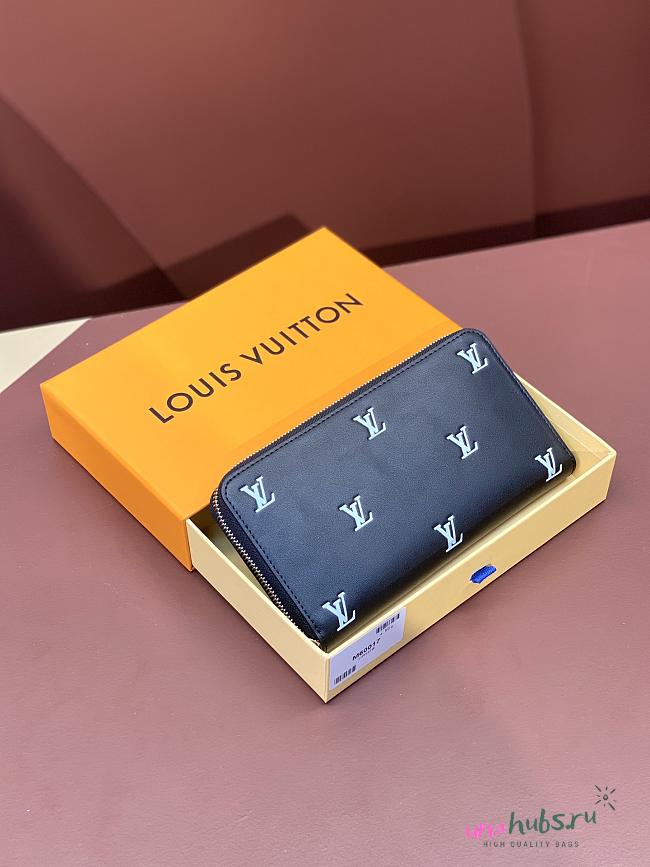 Louis Vuitton Black Zippy Long Wallet 19.5 x 10.5 x 2.5 cm - 1