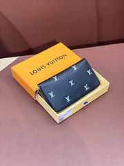 Louis Vuitton Black Zippy Long Wallet 19.5 x 10.5 x 2.5 cm - 4