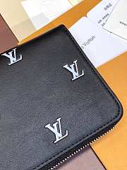 Louis Vuitton Black Zippy Long Wallet 19.5 x 10.5 x 2.5 cm - 2