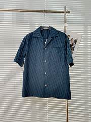 Dior Men Dark Blue Silk Set - 4