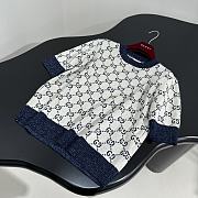Gucci Reversible GG wool jacquard cardigan in Top - 5