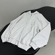 Balenciaga White Oversized Hoodie - 3