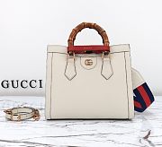 Gucci Diana small tote white bag - 27*24*11cm - 1