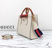 Gucci Diana small tote white bag - 27*24*11cm - 4