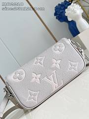 Louis Vuitton Wallet on Chain Ivy Monogram Empreinte Grey Leather - 23.5 x 12 x 4.3 cm - 3