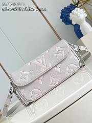 Louis Vuitton Wallet on Chain Ivy Monogram Empreinte Grey Leather - 23.5 x 12 x 4.3 cm - 2