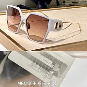 Dior White Big Sunglasses - 4