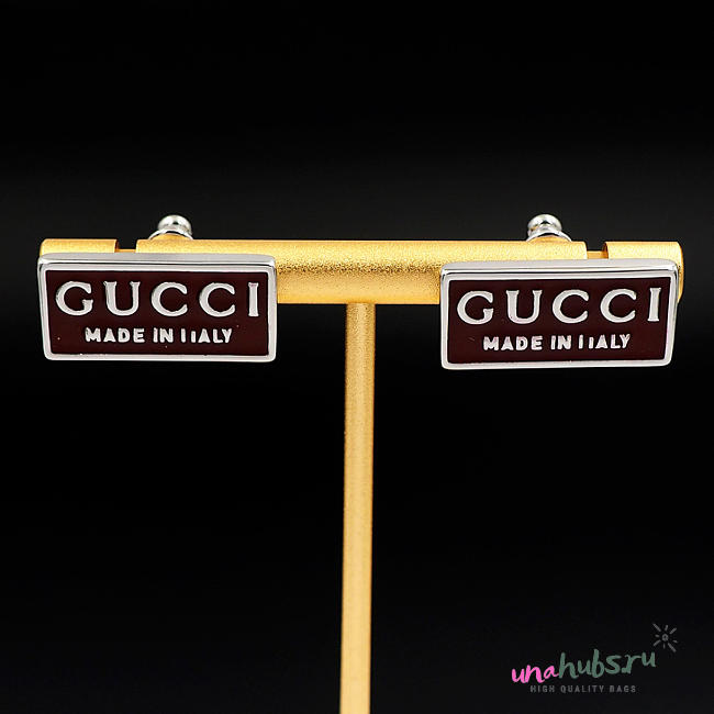Gucci Trademark enamel earrings - 1