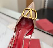 Valentino VLOGO SIGNATURE CALFSKIN SLINGBACK PUMP 40MM  - 4