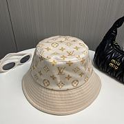 Louis Vuitton Monogram Beige Bucket Hat - 3