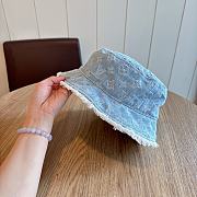 Louis Vuitton Denim Black Bucket Hat 02 - 2
