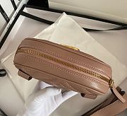 	 Gucci marmont mini belt bag in nude - 18x11x5cm - 5