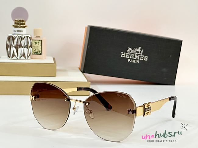 Hermes Square Frameless Sunglasses - 1