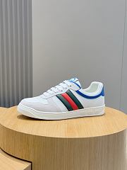 Gucci White Web Sneakers - 3