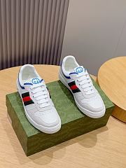 Gucci White Web Sneakers - 2
