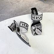 Versace Transparent PVC Heel Sandals - 4