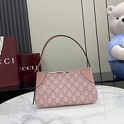 Gucci GG Emblem super mini shoulder bag coated fabric 19ccm - 3