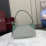 Gucci GG Emblem super mini shoulder bag coated fabric 19ccm - 2