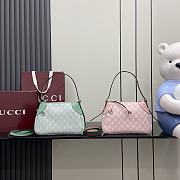 Gucci GG Emblem shoulder bag coated fabric 24.5x16x5cm - 1
