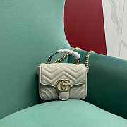 Gucci GG Marmont mini top handle bag - 17x13x6cm - 3