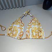 Dolce & Gabbana Majolica-print padded triangle bikini in Print - 3