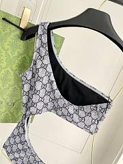 Gucci GG cutout one-shoulder swimsuit - 5