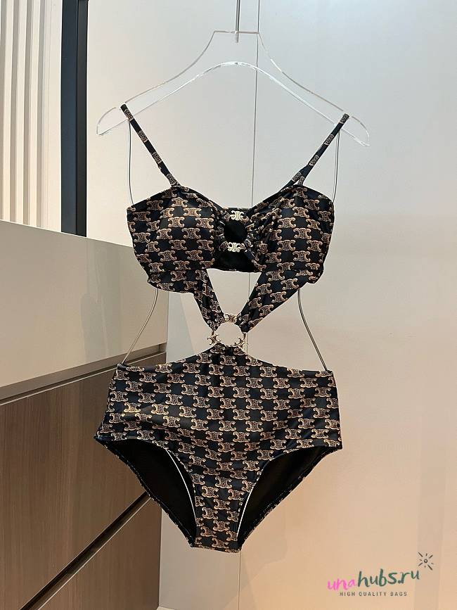 CCELINE SWIMSUIT IN MONOGRAM JERSEY - 1
