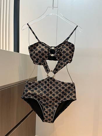 CCELINE SWIMSUIT IN MONOGRAM JERSEY