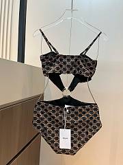 CCELINE SWIMSUIT IN MONOGRAM JERSEY - 4