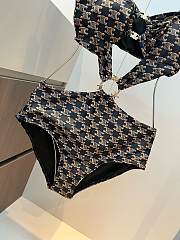 CCELINE SWIMSUIT IN MONOGRAM JERSEY - 5