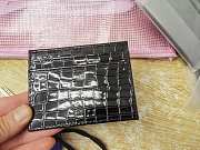 Chanel Black Crocodile Card Holder - 2