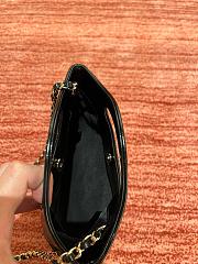 Chanel 23A Mini Black Puffy Leather  - 5