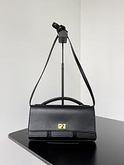 	 Balenciaga Vel Air Clutch In Black - 26.9x13.9x5.3cm - 1