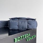 Bottega Veneta Small Quilted Cassette Tech in Deep Blue Bag - 23*14*7.5cm - 6