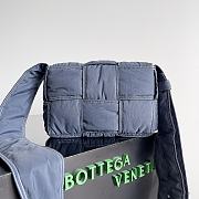 Bottega Veneta Small Quilted Cassette Tech in Deep Blue Bag - 23*14*7.5cm - 5