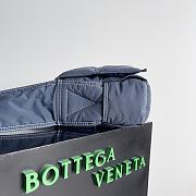 Bottega Veneta Small Quilted Cassette Tech in Deep Blue Bag - 23*14*7.5cm - 4