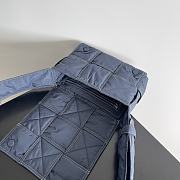 Bottega Veneta Small Quilted Cassette Tech in Deep Blue Bag - 23*14*7.5cm - 3