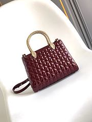 Bvlgari Serpentine Duo Patent Leather Top Handle - 21.5 X 15 X 6cm - 1