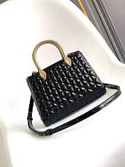 Bvlgari Serpentine Duo Patent Leather Top Handle - 21.5 X 15 X 6cm - 2