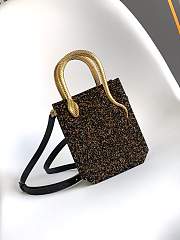 Bvlgari Serpentine Mini Tote Galuchat Leather - 13 X 17.5 X 5.5cm - 4