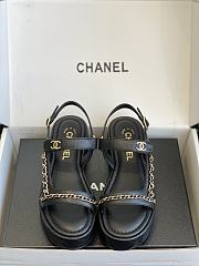 Chanel Flat Sandal With Chain - 1