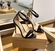 Gianvito Rossi Black Bijoux Heeled Sandals 10.5cm - 1