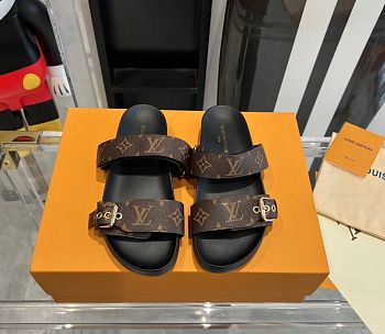 	 Louis Vuittom Bom Dia Flat Brown&Gold 02