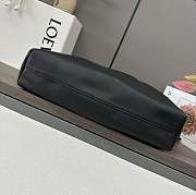 Loewe Large Flamenco purse in nappa lambskin leather all black - 41x26x9cm - 5